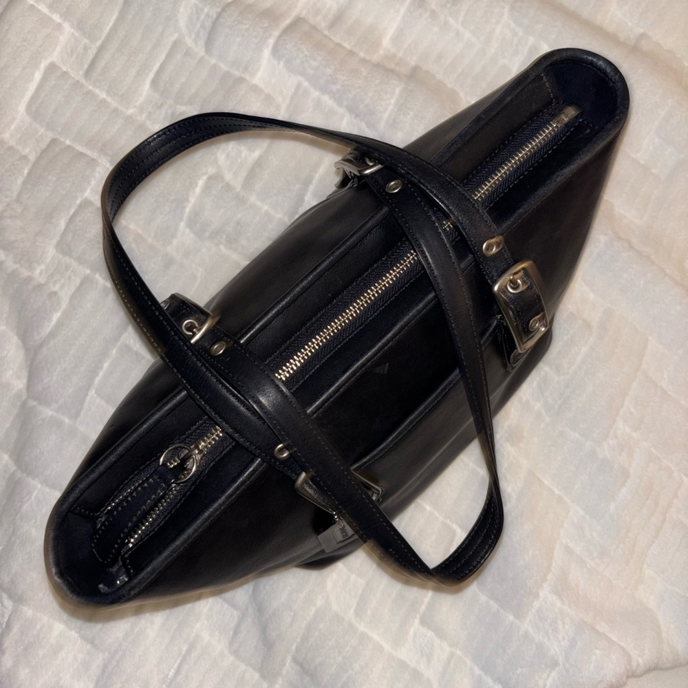 Vintage ✨ Coach Black Tote Medium Legacy 9847 - Picture 4 of 9